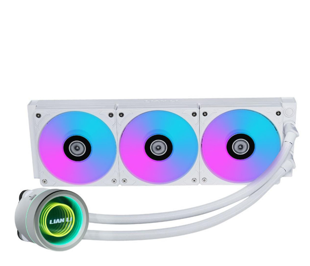 LIAN LI Galahad II 360 Trinity ARGB White 3x120mm - 1182000 - zdjęcie 2